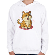 PRINTFASHION kutya - Gyerek kapucnis pulóver - Fehér gyerek pulóver, kardigán
