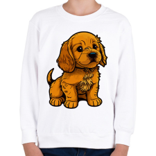 PRINTFASHION Kutya  - Gyerek pulóver - Fehér gyerek pulóver, kardigán