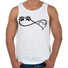 PRINTFASHION Kutya imádat - Férfi atléta - Fehér atléta, trikó
