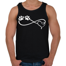 PRINTFASHION Kutya imádat - Férfi atléta - Fekete atléta, trikó