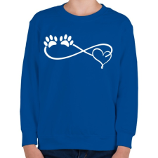 PRINTFASHION Kutya imádat - Gyerek pulóver - Királykék gyerek pulóver, kardigán