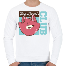 PRINTFASHION Kutya kedvelők klubja - Férfi pulóver - Fehér férfi pulóver, kardigán