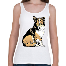 PRINTFASHION Kutya - Női atléta - Fehér