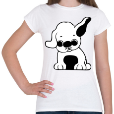 PRINTFASHION Kutya - Női póló - Fehér