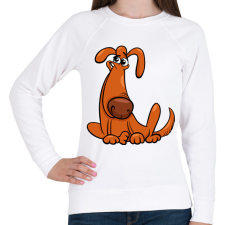 PRINTFASHION kutya - Női pulóver - Fehér női pulóver, kardigán