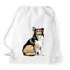 PRINTFASHION Kutya - Sportzsák, Tornazsák - Fehér