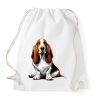 PRINTFASHION Kutya  - Sportzsák, Tornazsák - Fehér