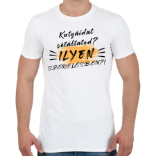 PRINTFASHION Kutyáidat sétáltatod? - Férfi póló - Fehér férfi póló