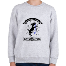 PRINTFASHION Kutyasétáltató - Gyerek pulóver - Sport szürke gyerek pulóver, kardigán