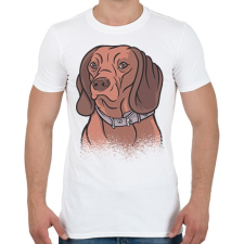 PRINTFASHION Kutyus - Férfi póló - Fehér férfi póló