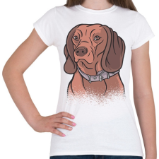 PRINTFASHION Kutyus - Női póló - Fehér női póló