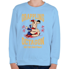 PRINTFASHION Küzdelem - Gyerek pulóver - Világoskék