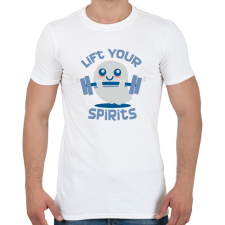 PRINTFASHION Küzdő szellem - Férfi póló - Fehér férfi póló