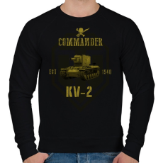 PRINTFASHION KV2 - Férfi pulóver - Fekete