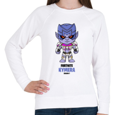 PRINTFASHION Kymera - Fortnite Season 7 - Női pulóver - Fehér női pulóver, kardigán