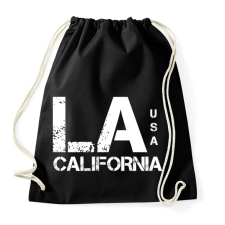 PRINTFASHION LA CALIFORNIA - Sportzsák, Tornazsák - Fekete tornazsák