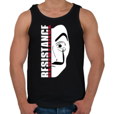 PRINTFASHION La Casa de Papel - A nagy pénzrablás - Money Heist - Férfi atléta - Fekete