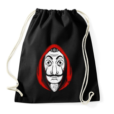 PRINTFASHION La casa de papel MASK - Sportzsák, Tornazsák - Fekete tornazsák