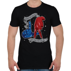 PRINTFASHION LA örök... - Férfi póló - Fekete