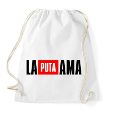 PRINTFASHION La Puta Ama - Sportzsák, Tornazsák - Fehér tornazsák