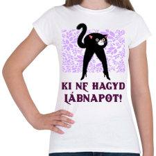 PRINTFASHION LÁBNAP - Női póló - Fehér női póló