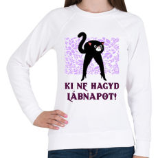 PRINTFASHION LÁBNAP - Női pulóver - Fehér