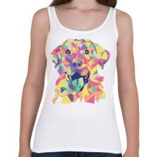 PRINTFASHION Labrador - Női atléta - Fehér női trikó