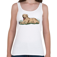 PRINTFASHION Labrador - Női atléta - Fehér