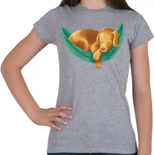 PRINTFASHION Labrador - Női póló - Sport szürke női póló