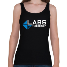 PRINTFASHION Labs - TerraGroup  - Női atléta - Fekete női trikó