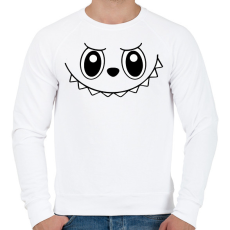 PRINTFASHION labubu arc - Férfi pulóver - Fehér