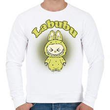 PRINTFASHION labubu - Férfi pulóver - Fehér férfi pulóver, kardigán