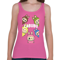 PRINTFASHION Labubu - Női atléta - Rózsaszín