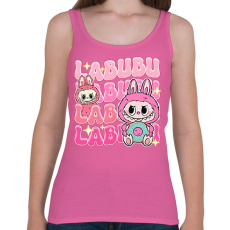 PRINTFASHION Labubu - Női atléta - Rózsaszín