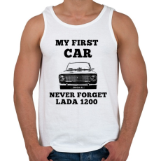 PRINTFASHION LADA 1200 - Férfi atléta - Fehér