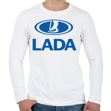PRINTFASHION Lada - Férfi hosszú ujjú póló - Fehér férfi póló
