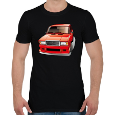 PRINTFASHION Lada - Férfi póló - Fekete férfi póló