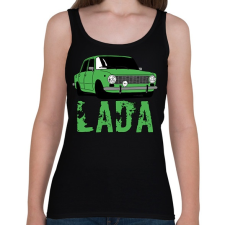 PRINTFASHION lada - Női atléta - Fekete női trikó