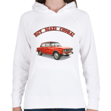 PRINTFASHION Ladás csoda - Női kapucnis pulóver - Fehér női pulóver, kardigán