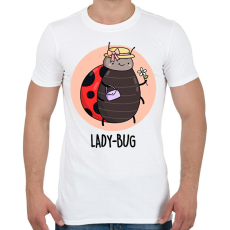 PRINTFASHION Lady-Bug - Férfi póló - Fehér