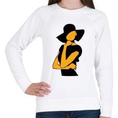 PRINTFASHION Lady - Női pulóver - Fehér