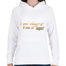 PRINTFASHION Lager (version 2) - Női kapucnis pulóver - Fehér