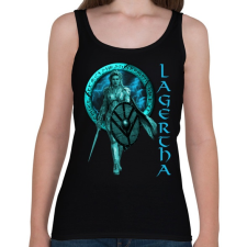 PRINTFASHION LAGERTHA - Női atléta - Fekete női trikó