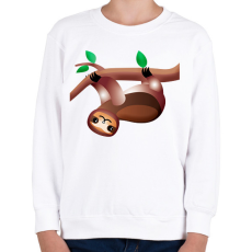 PRINTFASHION Lajhár mászik  - Gyerek pulóver - Fehér
