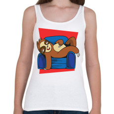 PRINTFASHION Lajhár - Női atléta - Fehér