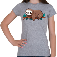 PRINTFASHION Lajhár - Női póló - Sport szürke női póló