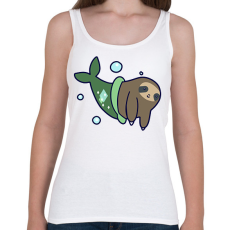 PRINTFASHION Lajhár sellő - Női atléta - Fehér