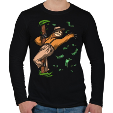 PRINTFASHION Lajhár táncos - Férfi hosszú ujjú póló - Fekete