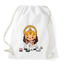 PRINTFASHION lakshmi04 - Sportzsák, Tornazsák - Fehér tornazsák