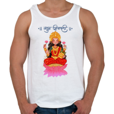 PRINTFASHION lakshmi05 - Férfi atléta - Fehér